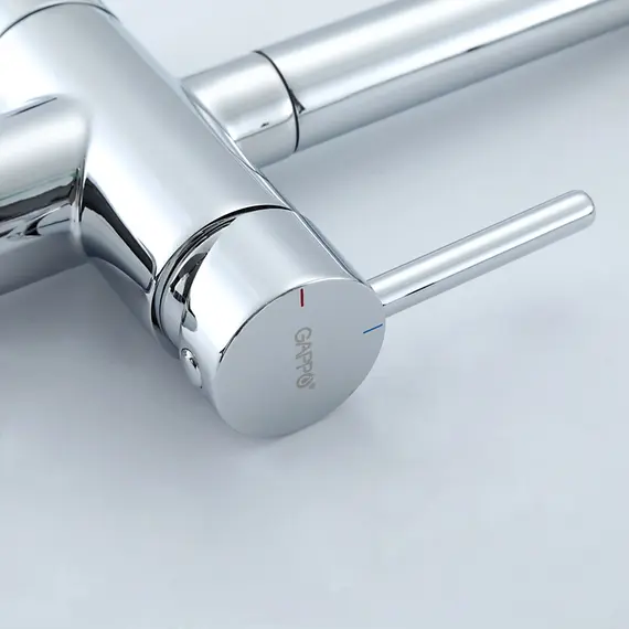 Смеситель для кухни гибкий излив с фильтром для воды Gappo G4397-80