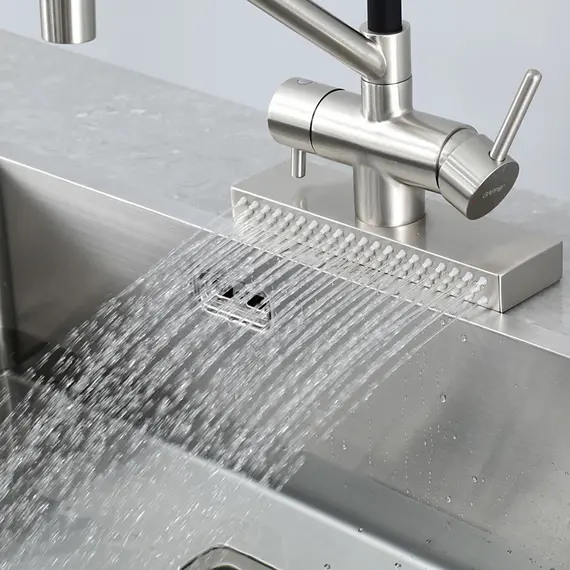 Смеситель для кухни с гибким изливом и душем Gappo G4098-5, изображение 14