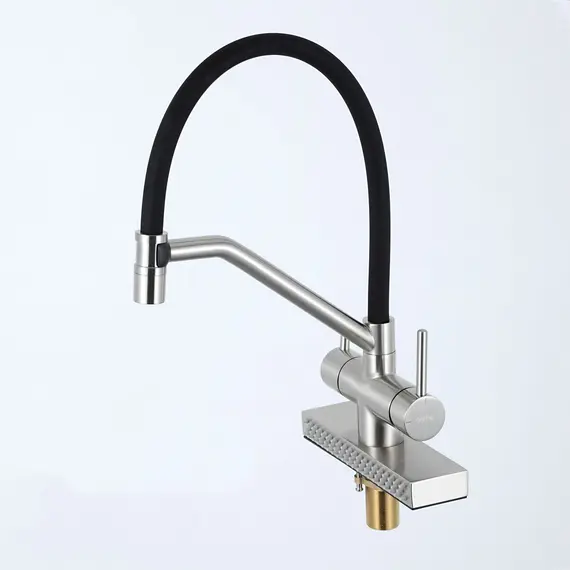 Смеситель для кухни с гибким изливом и душем Gappo G4098-5