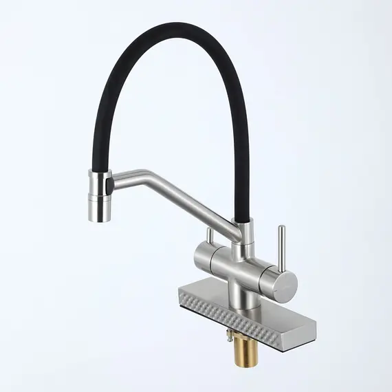 Смеситель для кухни с гибким изливом и душем Gappo G4098-5, изображение 13