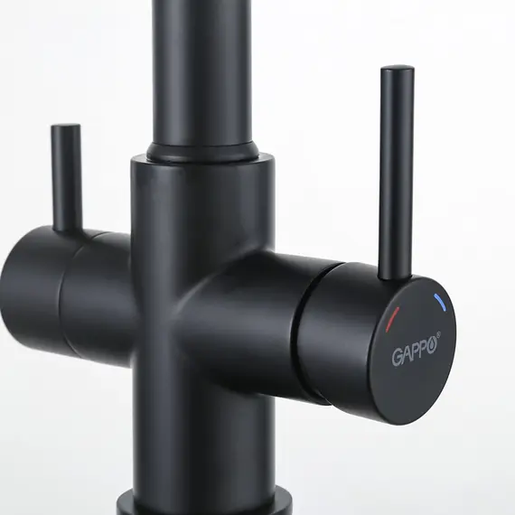 Смеситель для кухни гибкий излив с фильтром для воды Gappo G4398-66, изображение 8