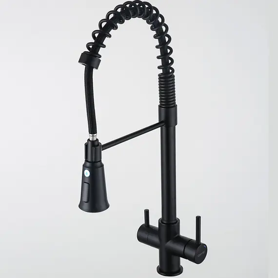 Смеситель для кухни гибкий излив с фильтром для воды Gappo G4398-66, изображение 19