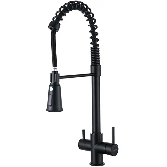 Смеситель для кухни гибкий излив с фильтром для воды Gappo G4398-66, изображение 30