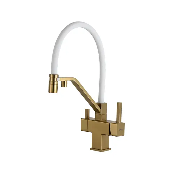 Смеситель для кухни гибкий излив с фильтром для воды Gappo G4395-63, изображение 13