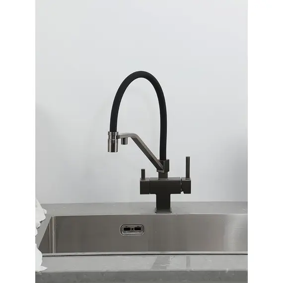 Смеситель для кухни гибкий излив с фильтром для воды Gappo G4395-69, изображение 6