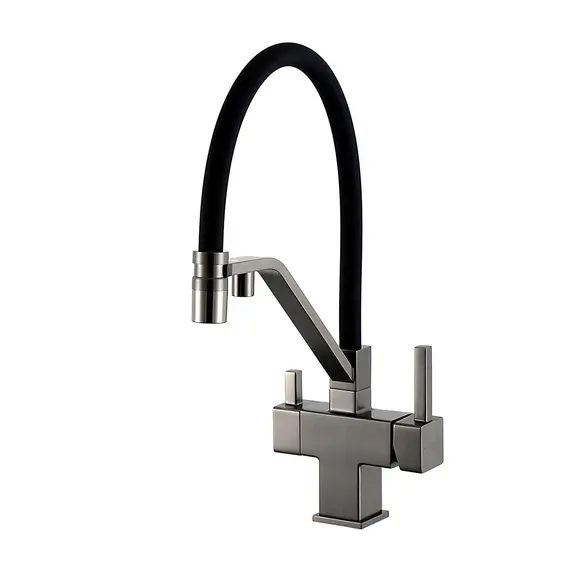 Смеситель для кухни гибкий излив с фильтром для воды Gappo G4395-69, изображение 13