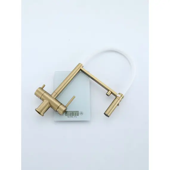 Смеситель для кухни гибкий излив с фильтром для воды Gappo G4397-83, изображение 4