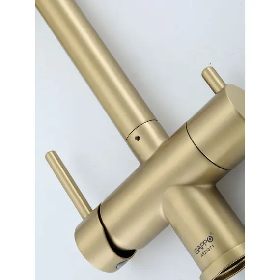 Смеситель для кухни гибкий излив с фильтром для воды Gappo G4397-83, изображение 18