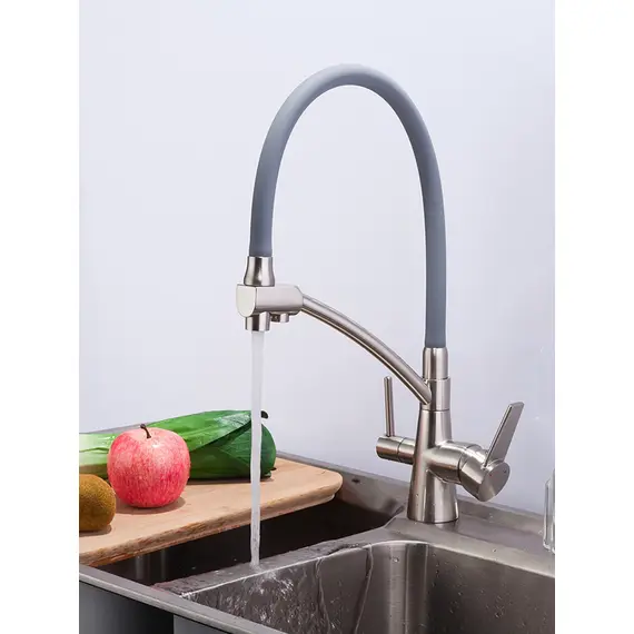 Смеситель для кухни с гибким изливом и фильтром Gappo G4398, изображение 3