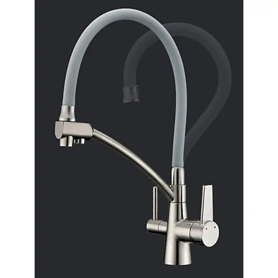 Смеситель для кухни с гибким изливом и фильтром Gappo G4398, изображение 5