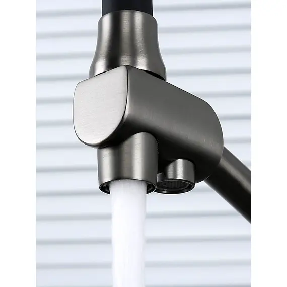 Смеситель для кухни гибкий излив с фильтром для воды Gappo G4398-19, изображение 7