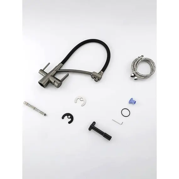 Смеситель для кухни гибкий излив с фильтром для воды Gappo G4398-19, изображение 3