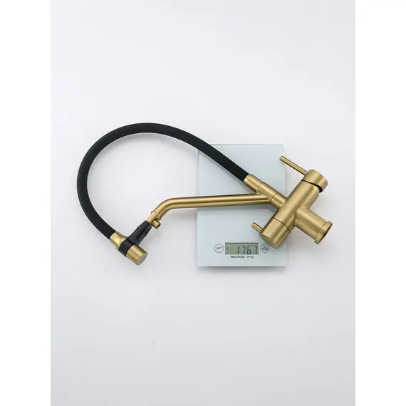 Смеситель для кухни гибкий излив с фильтром для воды Gappo G4398-83, изображение 18