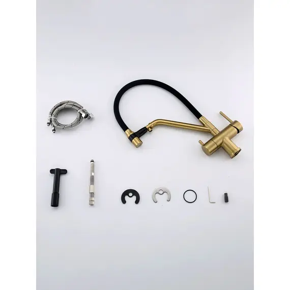 Смеситель для кухни гибкий излив с фильтром для воды Gappo G4398-83, изображение 5