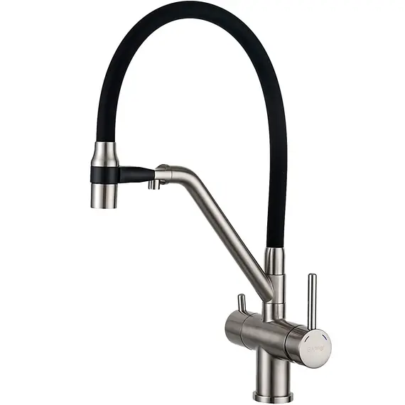 Смеситель для кухни гибкий излив с фильтром для воды Gappo G4398-85, изображение 5