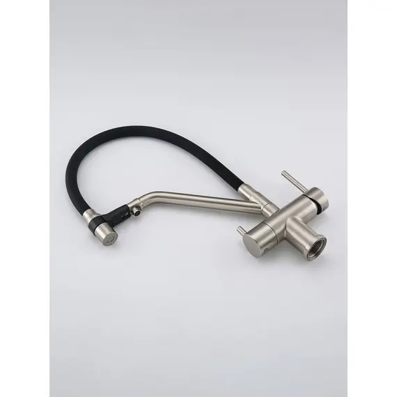 Смеситель для кухни гибкий излив с фильтром для воды Gappo G4398-85, изображение 13