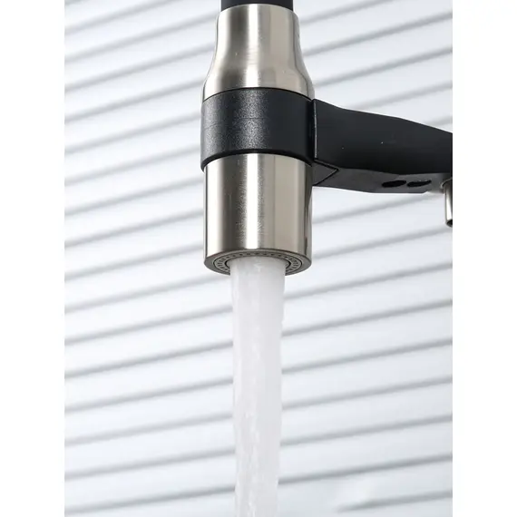 Смеситель для кухни гибкий излив с фильтром для воды Gappo G4398-85, изображение 7