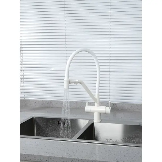 Смеситель для кухни гибкий излив с фильтром для воды Gappo G4398-88, изображение 3