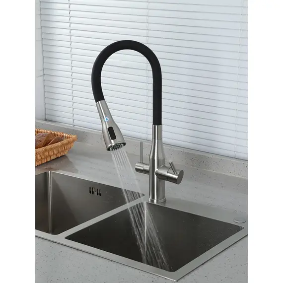 Смеситель для кухни с гибким изливом и фильтром Gappo G4399-65, изображение 3