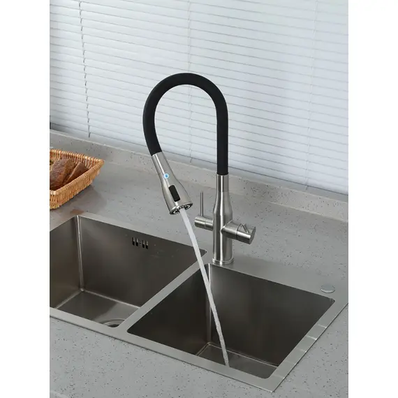 Смеситель для кухни с гибким изливом и фильтром Gappo G4399-65, изображение 16