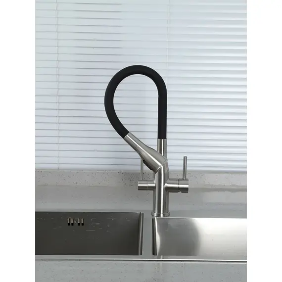 Смеситель для кухни с гибким изливом и фильтром Gappo G4399-65, изображение 23