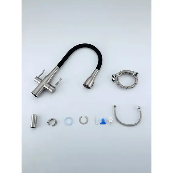 Смеситель для кухни с гибким изливом и фильтром Gappo G4399-65, изображение 4