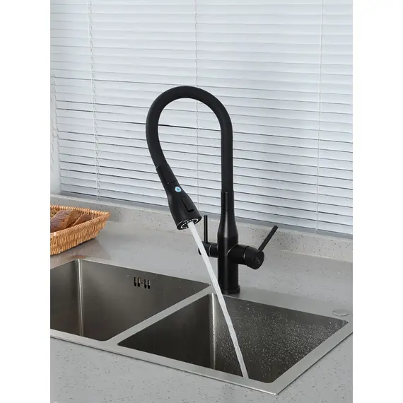 Смеситель для кухни с гибким изливом и фильтром Gappo G4399-66, изображение 10