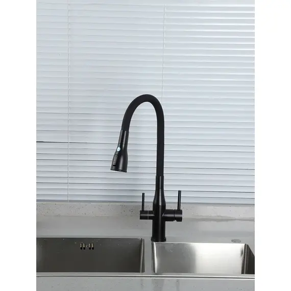 Смеситель для кухни с гибким изливом и фильтром Gappo G4399-66, изображение 9