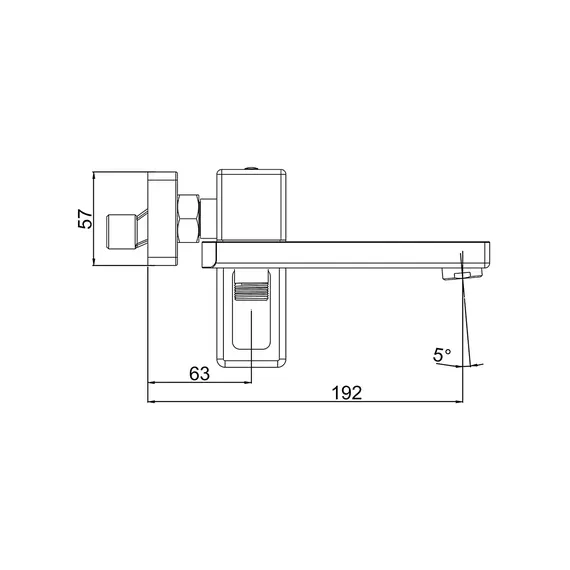 Смеситель для ванны с коротким изливом и душем Gappo G3217-3, изображение 7