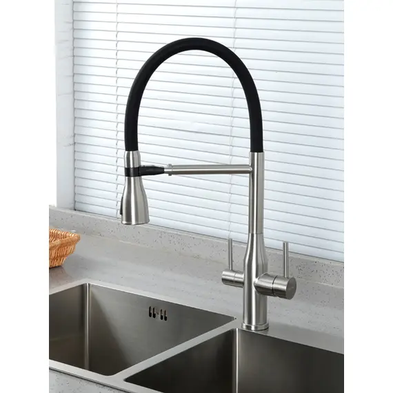 Смеситель для кухни с гибким изливом и фильтром Gappo G4399-75, изображение 6