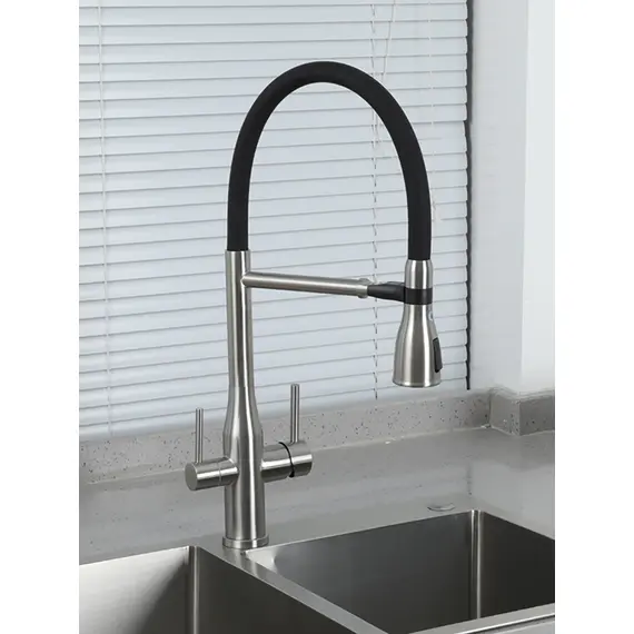 Смеситель для кухни с гибким изливом и фильтром Gappo G4399-75, изображение 26