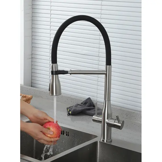 Смеситель для кухни с гибким изливом и фильтром Gappo G4399-75, изображение 8