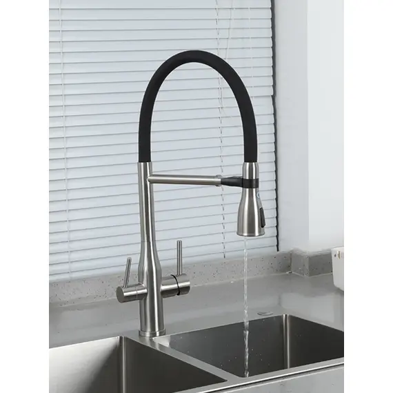 Смеситель для кухни с гибким изливом и фильтром Gappo G4399-75, изображение 14