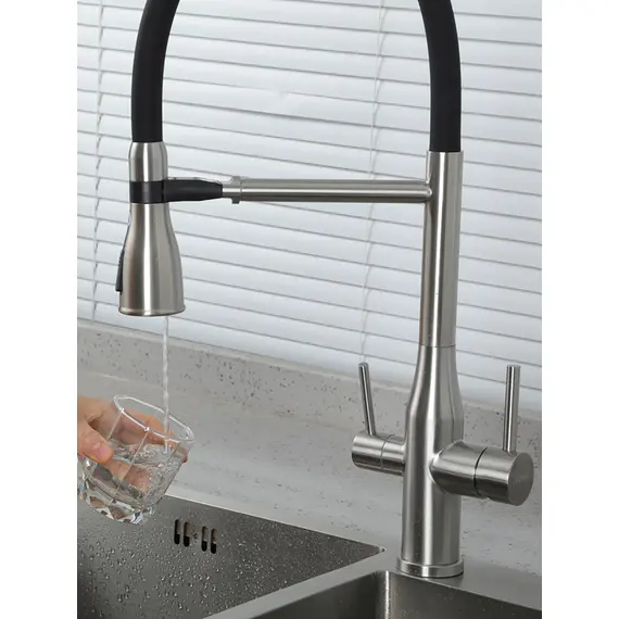 Смеситель для кухни с гибким изливом и фильтром Gappo G4399-75, изображение 11