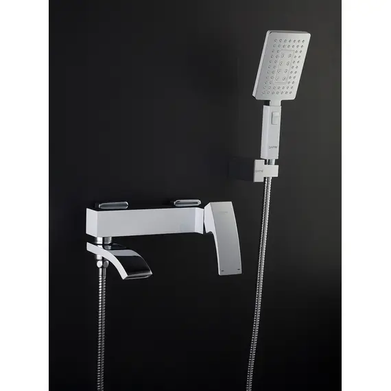 Смеситель для ванны с коротким изливом и душем Gappo G3207-8, изображение 6