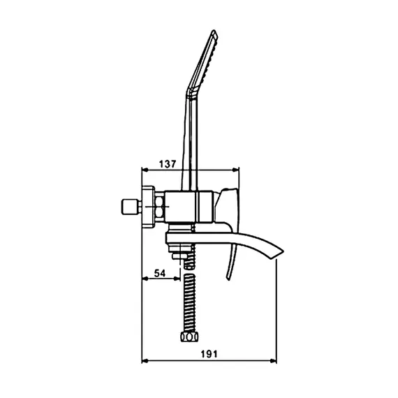 Смеситель для ванны с коротким изливом и душем Gappo G3207-8, изображение 8