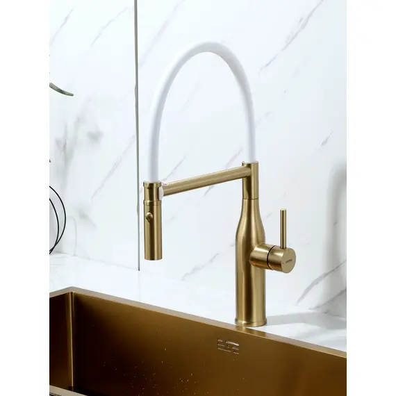 Смеситель для кухни с гибким изливом шлангом и душем Gappo G4098-23, изображение 2