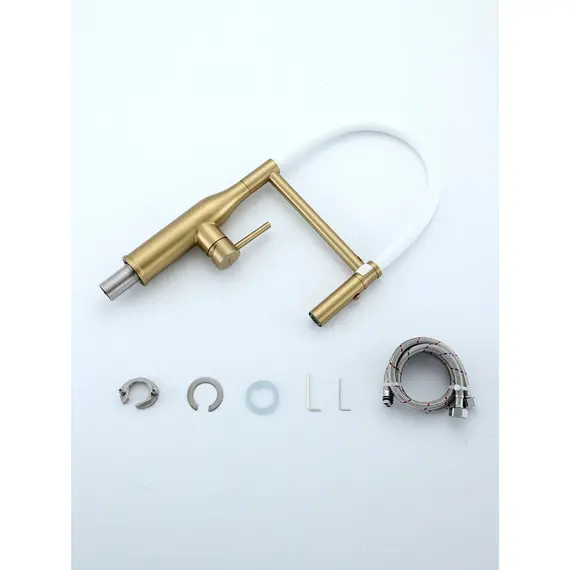 Смеситель для кухни с гибким изливом шлангом и душем Gappo G4098-23, изображение 17