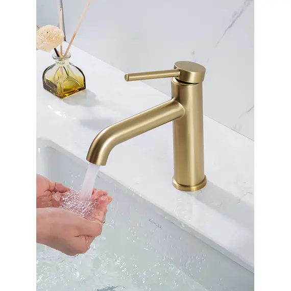 Смеситель для раковины умывальника в ванну / ванную Gappo G1006-3, изображение 10