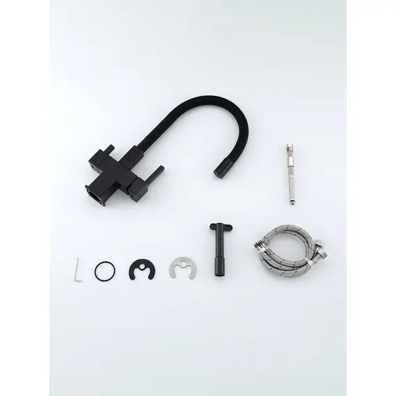 Смеситель для кухни гибкий излив с фильтром для воды Gappo G4395-36, изображение 14