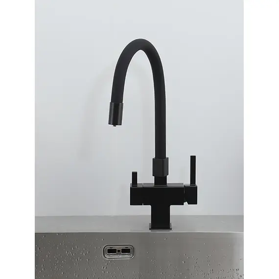 Смеситель для кухни гибкий излив с фильтром для воды Gappo G4395-36, изображение 8