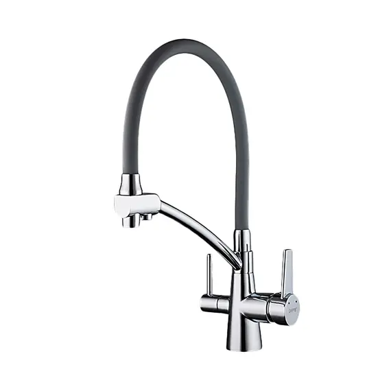 Смеситель для кухни с гибким изливом и фильтром Gappo G4398-17, изображение 4