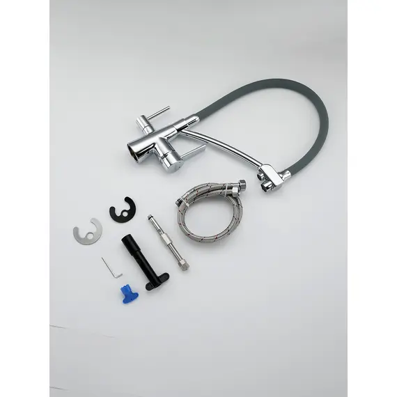 Смеситель для кухни с гибким изливом и фильтром Gappo G4398-17, изображение 6