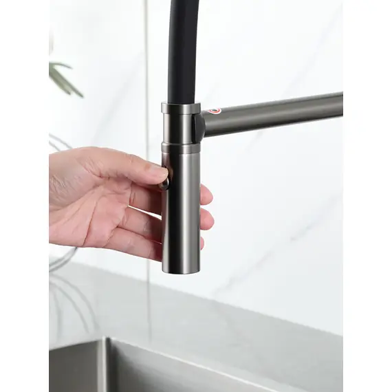 Смеситель для кухни с гибким изливом шлангом и душем Gappo G4098-29, изображение 9