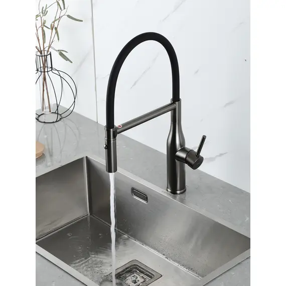 Смеситель для кухни с гибким изливом шлангом и душем Gappo G4098-29, изображение 14