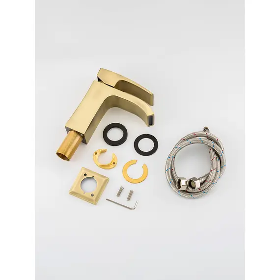 Смеситель для раковины умывальника в ванну / ванную Gappo G1007-4, изображение 8