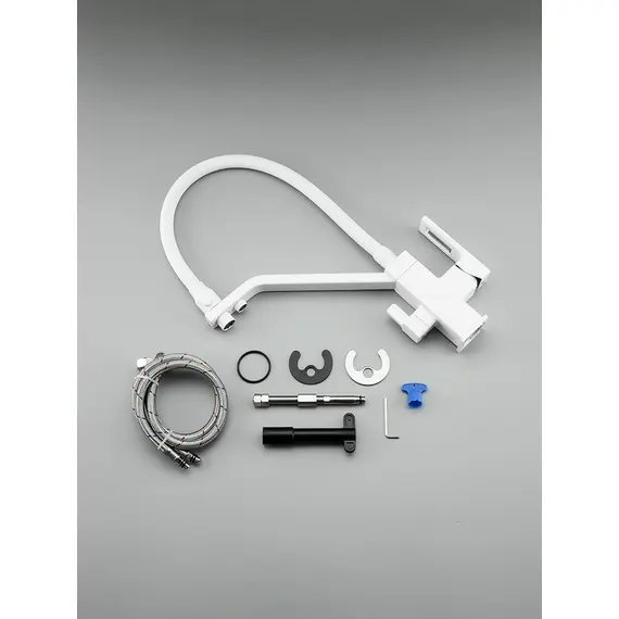 Смеситель для кухни гибкий излив с фильтром для воды Gappo G4317-8, изображение 4