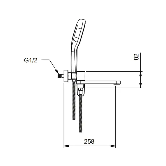 Смеситель для ванны с коротким изливом и душем Gappo G3210-6, изображение 23
