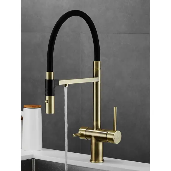 Смеситель для кухни с гибким изливом Rose R958Q, изображение 14