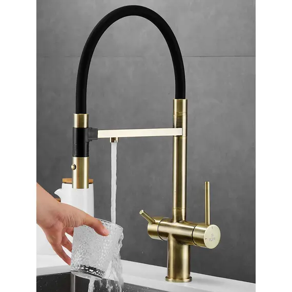 Смеситель для кухни с гибким изливом Rose R958Q, изображение 15